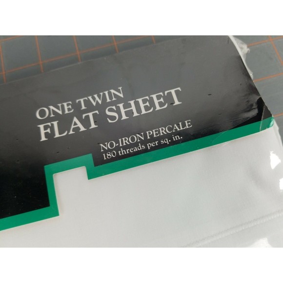 VINTAGE COLOR CONNECTION WESTPOINT White PEPPERELL TWIN XL TWIN SHEET 66X96 - Picture 5 of 8